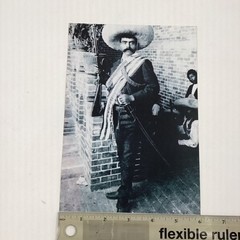 Emiliano Zapata Retro Replica Photo: 8.5” X 6”, Kodak Photo Paper, Mexico 2006