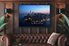 Fine Art Aerial Photograph of Manhattan at Dawn from a helicopteri