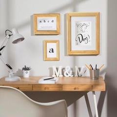 8×10 Picture Frame Photo Frame, Made of Solid Pine Wood with Real Glass, Disp…