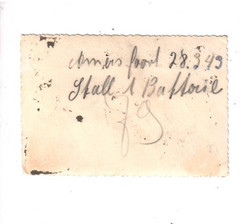6110- Photo * 2 Soldiers, Train, Battery * Amersfoort 1943