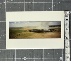 Margot Balboni Art Show Announcement Card 1991 Managed Lands Aerial Photographs