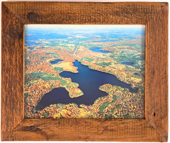 Little Spider Lake, Arbor Vitae, Vilas Co., Wisc. Overhead Photo. Frame Optional