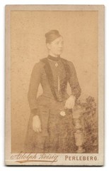 Photograph Adolph Zeisig, Perleberg, monogram of the photographer over a Seelan