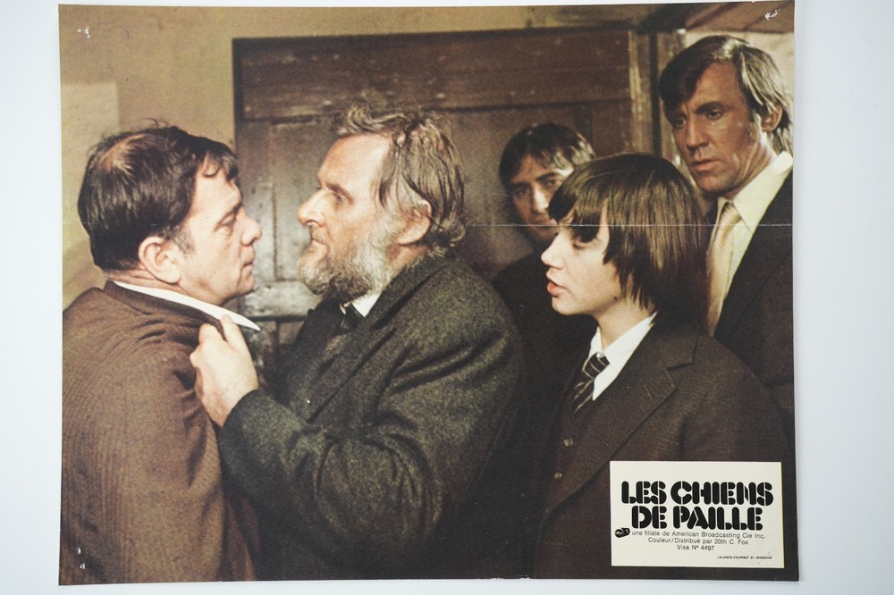 Photo Cinema Lobby Cards The Dogs Of Straw 22X28Cm 1970