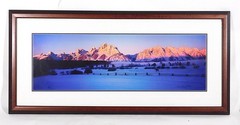 SIGNED Thomas D. Mangelsen, “Teton Shadows», 1995, Panoramic Photograph
