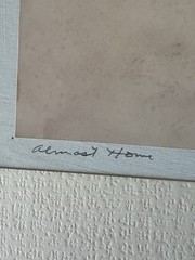 Vintage Western Photolithograph Kansas Artist Charles B Rogers Signed Horse