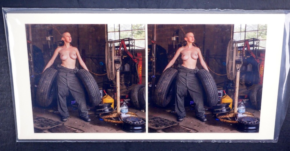 Boris Starosta 3D Stereoview – Kitty A-034 – nude model signed 2019