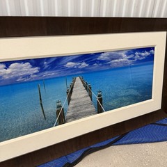 Peter Lik- «Tranquil Blue» 1.5M Framed Picture Dock Florida Keys