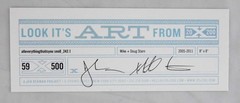 Doug Starn / SNOWFLAKE PRINT SIGNED ALLEVERYTHINGTHATISYOU SNO8_242.1 8 x 8 1st