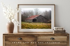 Rustic Barn Photography Print Country Picture Arkansas Photo Farmhouse Decor