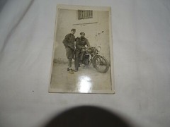 Regio Esercito Fotografia Motociclisti Anni 40