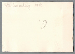 4 photos company outing 1957 Auermühle Ratingen collection vintage F1282
