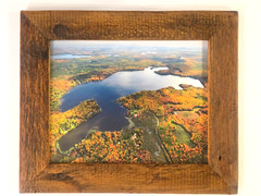 Birch Lake, Winchester, Vilas County, Wisconsin Overhead Photo. Frame Optional.