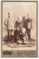 Photography Studio Holland, Clinton IA, Carl, Willie, Alfons, and Benny in best