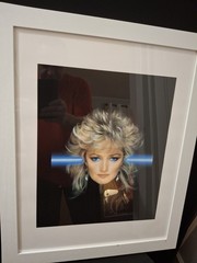 Bonnie Tyler record cover photo shoot 18 / 23 framed and ready to hang