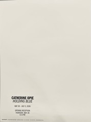 Catherine Opie, Holding Blue, new, hand signed photography poster 2026