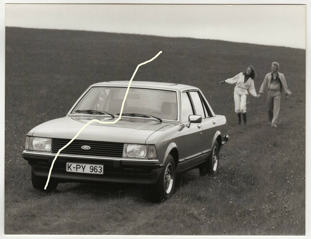 21x16cm factory photo 1977 Ford Granada GL press photo D