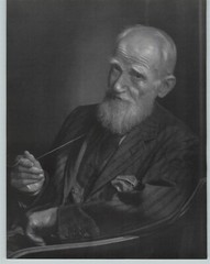 1946 Yousuf Karsh Original George Bernard Shaw Nobel Prize Portrait Photo Gravur