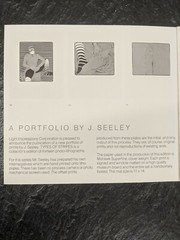 J SEELEY striking ORIGINAL abstract op art offset print photograph artist proof!