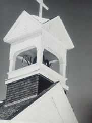 1960 CHURCH IN BRECKENRIDGE, COLORADO 5″ X 7″ Black/White Ron Hill