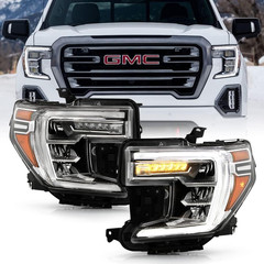 – for 2019 2020 2021 GMC Sierra 1500 W/Led Turn Signal Full LED Headlights Headl