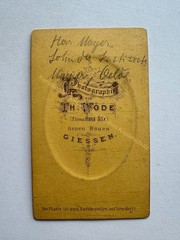 orig. CDV photo photograph man gentleman picture old fashion around 1870 Oelde Giessen Wode