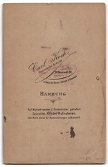 Photograph Carl Koch, Hamburg, Neuer Wall 30, middle-class couple with cute