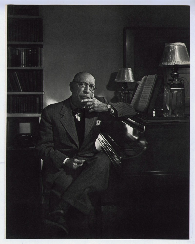 1956 Portrait Composer Igor Stravinsky Original Yousuf Karsh Photogravure 1977