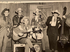 Publicity Photo Peachtree Cowboys Cir 195O WSB Radio BARN DANCE Hillbilly Music