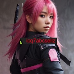 Digital Image – Wallpaper Background Art – Warrior with Long Pink Hair