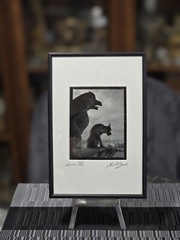 Frame Neil Robert Brown “lunch In Paris” Black And White Photograph Signed