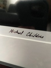 Michael Childers Signed Gore Vidal Portrait Yale Beinecke Exhibition History