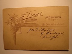 Munich-Gertrud Altenberger? as girls ballerina ballet backdrop / KAB