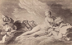 Curiosa Albumen Photograph Engraving François Boucher A. Calavas Paris 1875