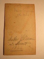 Maria Cossmann b. Chef as Bride 1866 – Crinoline – Backdrop / CDV