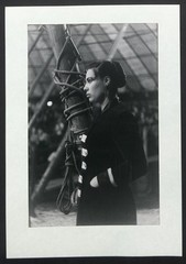 7 Photographs Circus Workers, Travelling People in Portrait, Leather Coat, in the