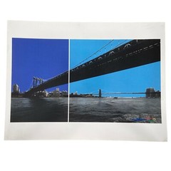 Jason Dorley-Brown New York City Brooklyn Bridge Art Print Signed 2017