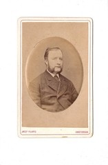 Jacques Pilartz CDV Photo Man Portrait – Amsterdam 1870s