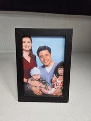 The Office Asian Jim And Pam 4×6 Framed Picture (Joke)