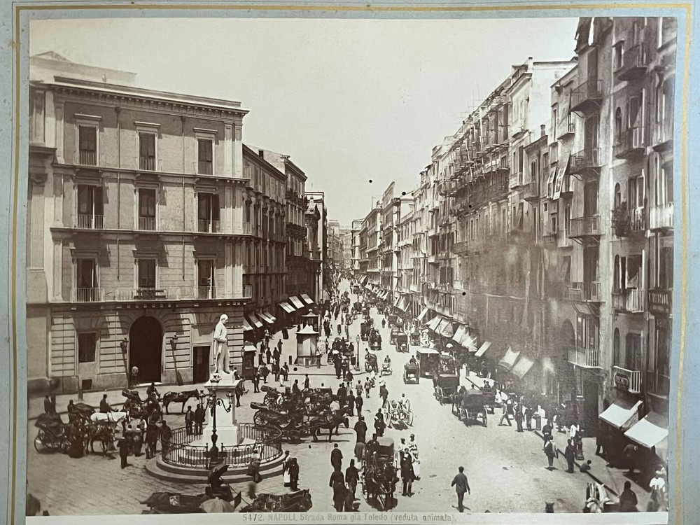 2 Album Photo by Giacomo Brogi circa 1870 Naples Napoli Italy 25x19cm (19+20)