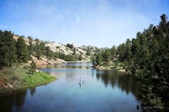Medicine Bow Forest Cheyenne Wyoming Paddle Board, Fine Art Photography,