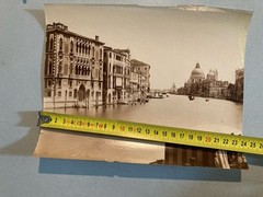 Photo 1880 Venice Italy Photography Antique Original 19th Century Canal Art