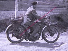 Frankfurt Scheinfeld Sign Motorcycle Circa 1920 Historical Glass Picture
