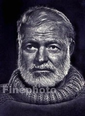 1957 Vintage ERNEST HEMINGWAY Author Literature Writer Photo Art By YOUSUF KARSH