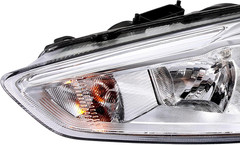Headlights Assembly with Bulbs Compatible with 2015 2016 2017 2018 Ford Focus Ha