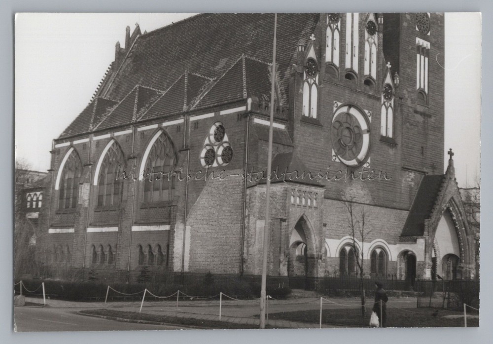 Szczecin Szczecin Poland – Church Portal – Old Photo