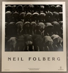 Neil Folberg Photograph Moslems At Prayer 1971 Original Poster