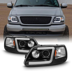 – for 1997-2003 Ford F150 97-02 Expedition Truck Tube Bar Projector Headlights D