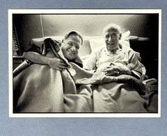 Henry Miller & Lawrence Durrell c. 1974 – Fotofolio Art Photo Print Card 4”x6”