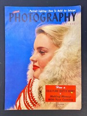 Popular Photography January 1949 Art L Willinger Vintage Cover Only Photo